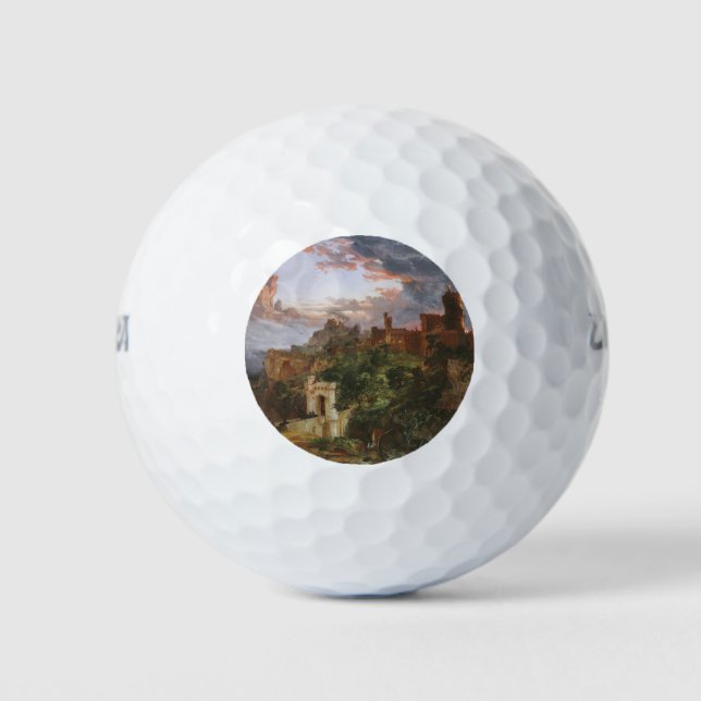 Der Geist des Krieges (Schlacht in einem mittelalt Golfball (Vorderseite)