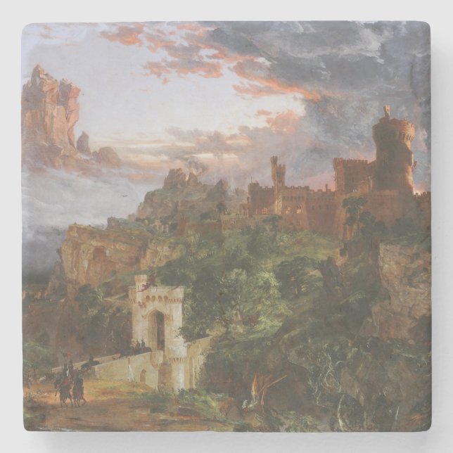 Der Geist des Krieges (Schlacht in einem mittelalt Steinuntersetzer (Vorderseite)