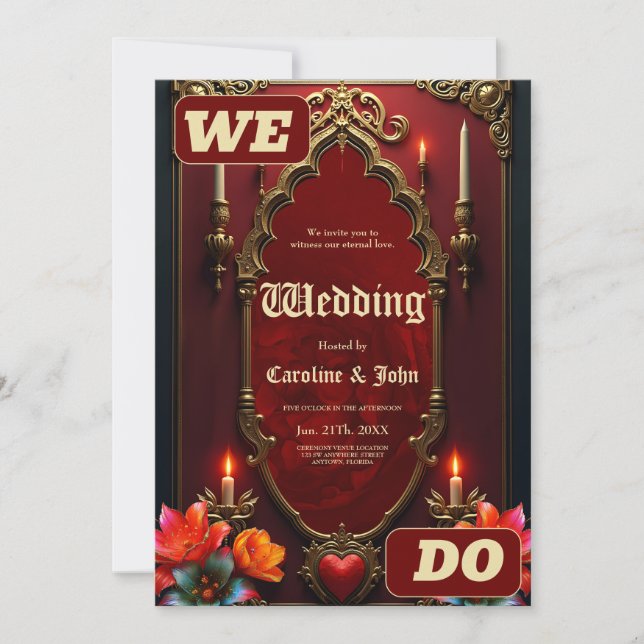 Der Geist des Vintagen Stils. Einladung (Vorderseite)