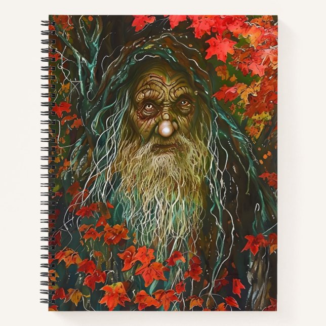 Der Geist des Waldes Notizbuch (Vorderseite)