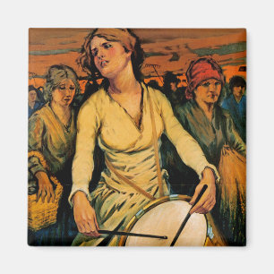 Der Geist des weiblichen Powers Magnet