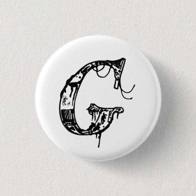 Der Geist in meinem Knopf der Maschinen-"G" Button (Vorderseite)