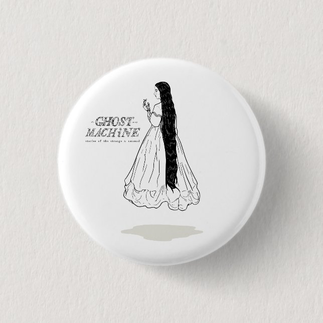 Der Geist in meinem Maschine "Ghostbot" Knopf Button (Vorderseite)