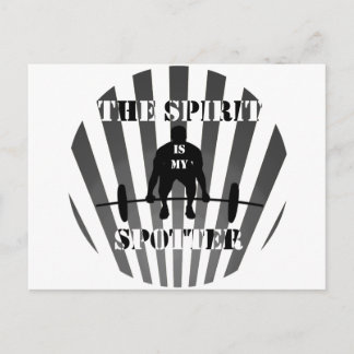 Der Geist ist mein Spotter Postkarte