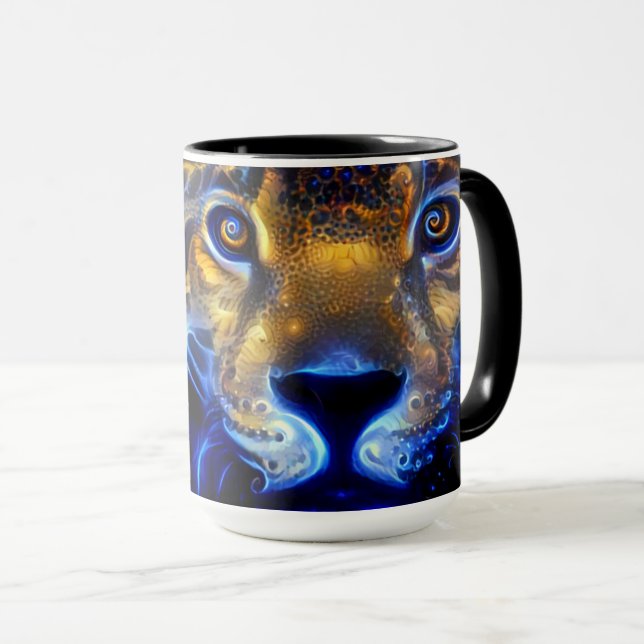 Der Geist Jaguars Tasse (VorderseiteRechts)