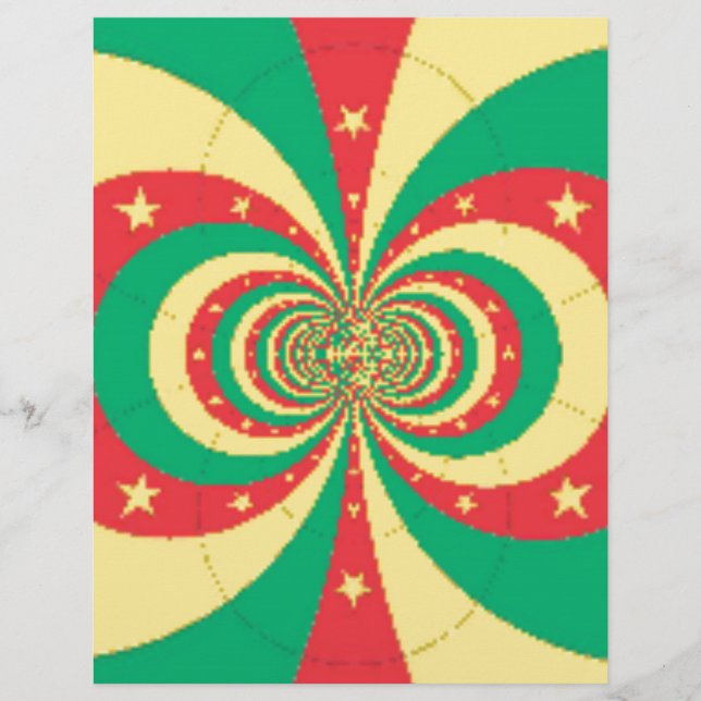 Der Geist Kameruns: Die unzählige Löwen-Flaggenkun (Vorderseite)