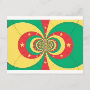 Der Geist Kameruns: Unzählige Löwen Postkarte