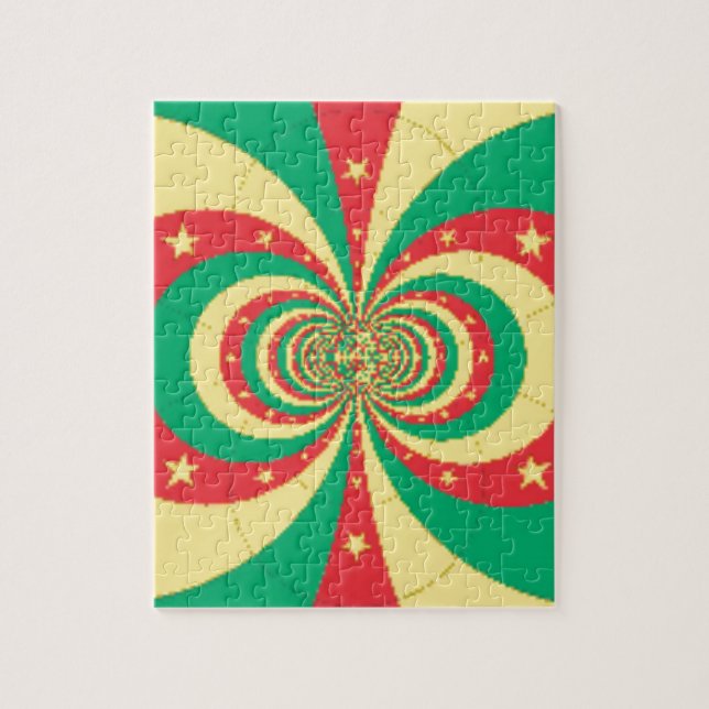 Der Geist Kameruns: Unzählige Löwen Puzzle (Vertikal)