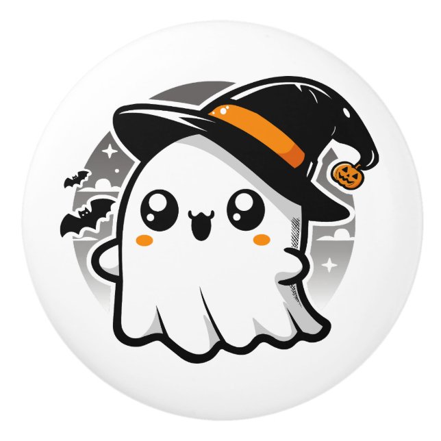 Der Geist Kawaii Keramikknauf (Vorderseite)