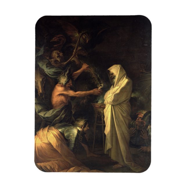 Der Geist Samuels erscheint Saul auf der Hölle Magnet (Vertikal)