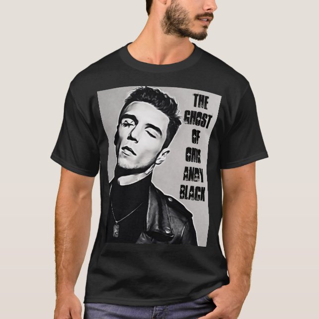 Der Geist schwarzen T - Shirt Ohios Andy (Vorderseite)