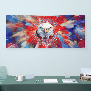 Der Geist von 1776, 2026 Amerikas Roter Adler Feue Banner
