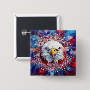 Der Geist von 1776, 2026 Amerikas Roter Adler Feue Button