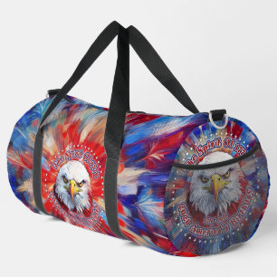 Der Geist von 1776, 2026 Amerikas Roter Adler Feue Duffle Bag