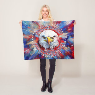 Der Geist von 1776, 2026 Amerikas Roter Adler Feue Fleecedecke