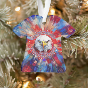 Der Geist von 1776, 2026 Amerikas Roter Adler Feue Ornament