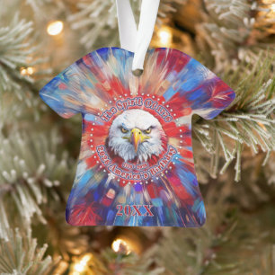 Der Geist von 1776, 2026 Amerikas Roter Adler Feue Ornament