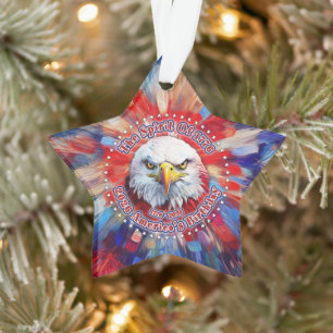 Der Geist von 1776, 2026 Amerikas Roter Adler Feue Ornament
