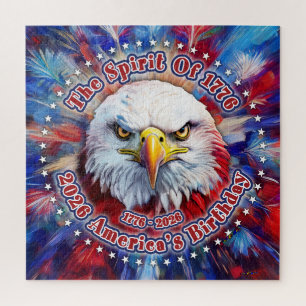 Der Geist von 1776, 2026 Amerikas Roter Adler Feue Puzzle