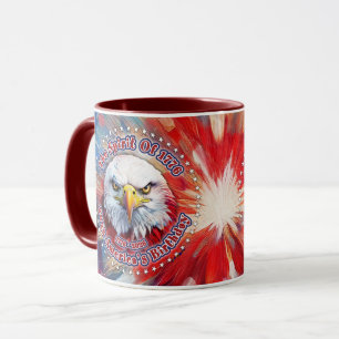 Der Geist von 1776, 2026 Amerikas Roter Adler Feue Tasse