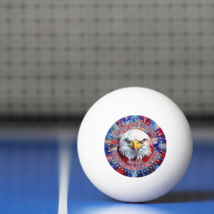 Der Geist von 1776, 2026 Amerikas Roter Adler Feue Tischtennisball