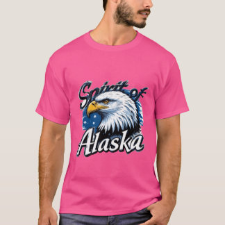 "Der Geist von Alaska" Adler und Wildnis T-Shirt