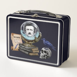 DER GEIST VON EDGAR ALLAN POE METALL LUNCH BOX