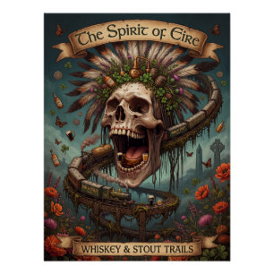 Der Geist von Éire - Irischer Whiskey & Stout-Tote Poster