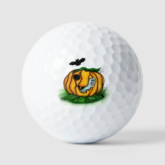 Der Geist von Halloween , Bat , Geist und Spider Golfball (Vorderseite)