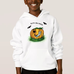 Der Geist von Halloween , Bat , Geist und Spider Hoodie