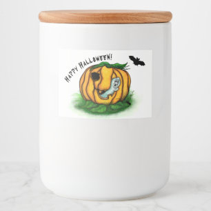 Der Geist von Halloween , Bat , Geist und Spider Lebensmitteletikett