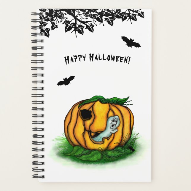 Der Geist von Halloween , Bat , Geist und Spider Planer (Vorderseite)