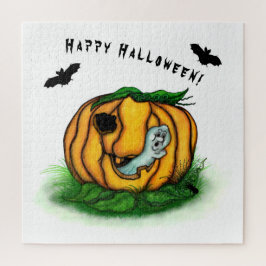 Der Geist von Halloween , Bat , Geist und Spider Puzzle