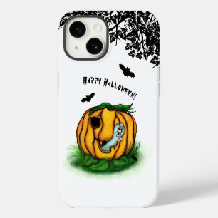 Der Geist von Halloween, Fledermaus, Geist und Spi iPhone 14 Hülle