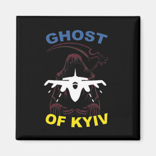 Der Geist von Kiew Ich stehe mit der Ukraine Magnet