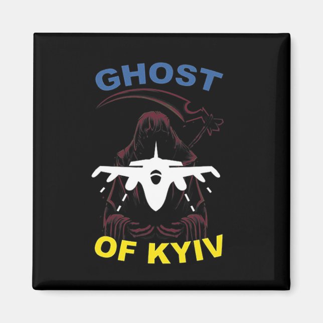 Der Geist von Kiew Ich stehe mit der Ukraine  Magnet (Vorne)