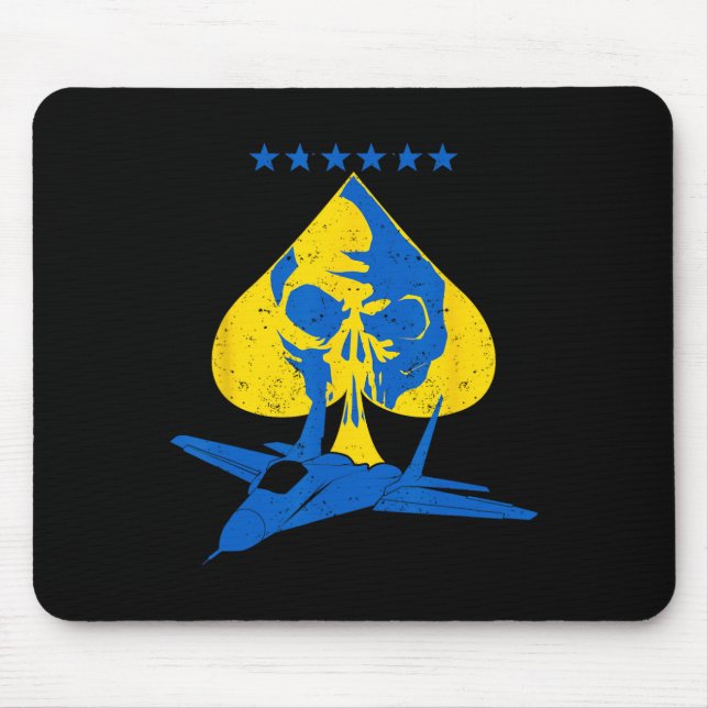 Der Geist von KiewKiew Ukraine Ace-Kampfjetpilot  Mousepad (Vorne)