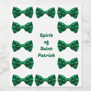 Der Geist von Saint Patrick Weinkultur und Erde Weinetikett