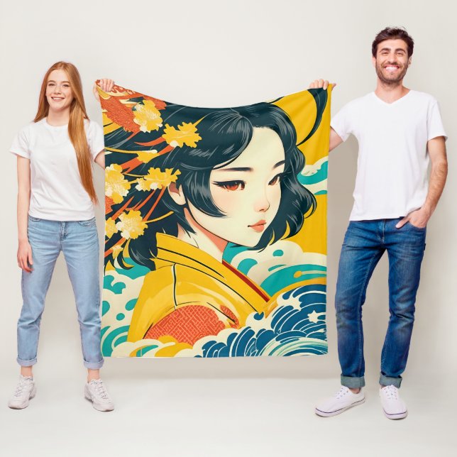 Der Geist von Vietnam Fleecedecke (Beispiel)