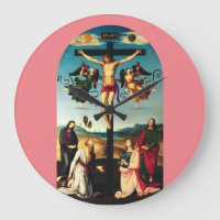 Der gekreuzigte Christus mit der Jungfrau Mary