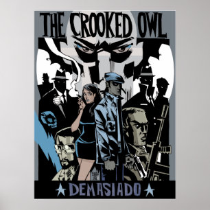 Der gekrümmte Eulen-Druck/das Plakat