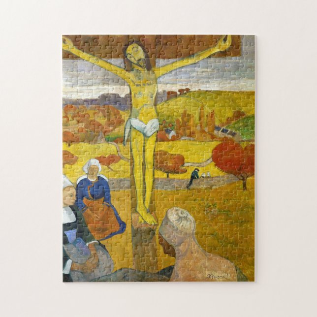 Der gelbe Christus, Gauguin Puzzle (Vertikal)