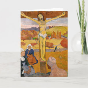 Der gelbe Christus   Paul Gauguin Karte