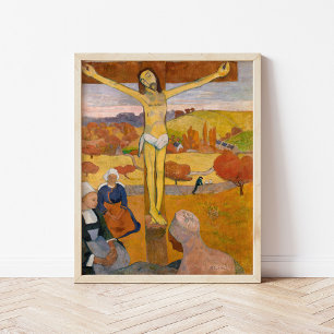 Der gelbe Christus   Paul Gauguin Poster