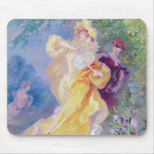 Der gelbe Domino, Entwurf für eine Tapisserie Mousepad