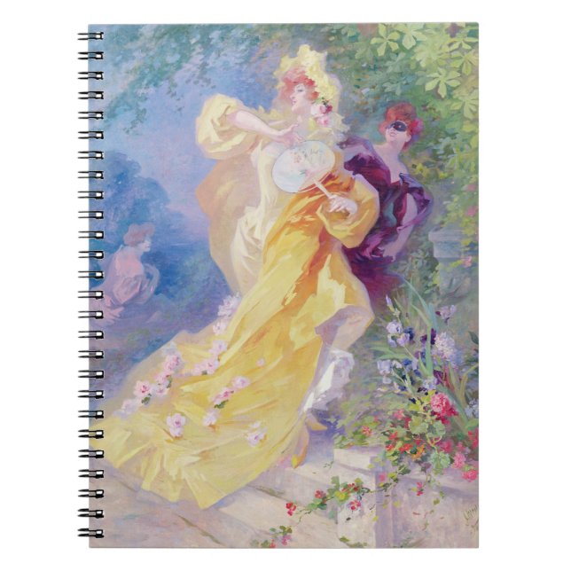 Der gelbe Domino, Entwurf für eine Tapisserie Notizblock (Vorderseite)