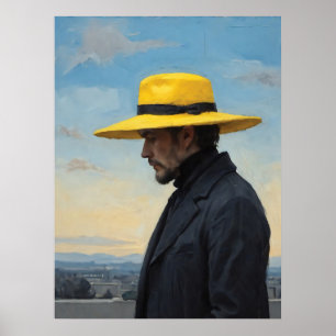 Der gelbe Hut Poster