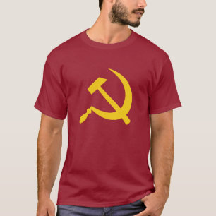 (Der gelbe) T - Shirt der Männer des Hammers und