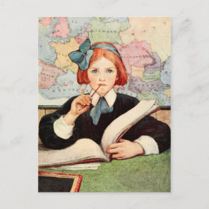 Der Gelehrte Postkarte