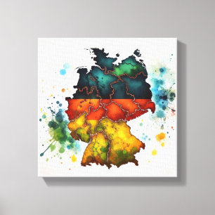 der gemalte Pakt Leinwanddruck